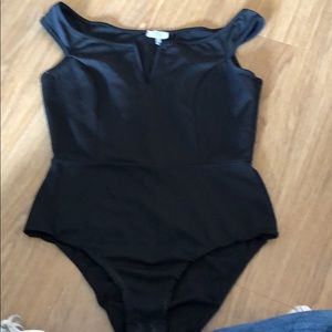 Tobi bodysuit off the shoulder